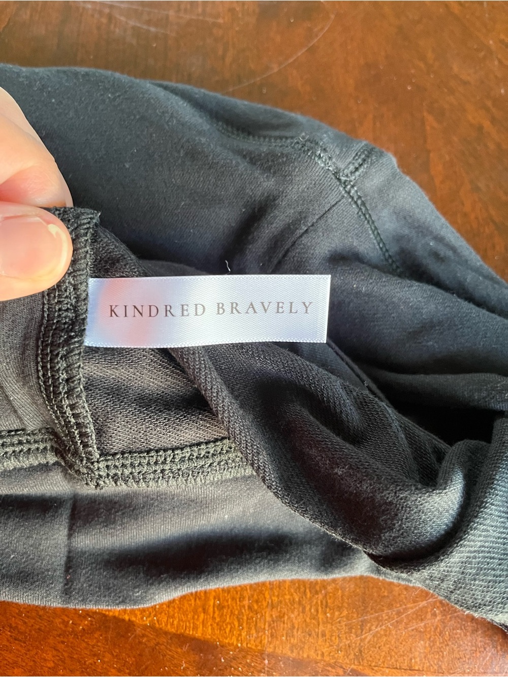 NWT Kindred Bravely Black French Terry Racerback Nursing & Sleep Bra Sz Small - Picture 7 of 8